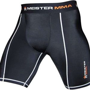 Meister MMA Compression Rush Fight Shorts w/Cup Pocket Size Small